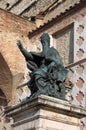 Statue of Pope Julius III in Perugia Royalty Free Stock Photo