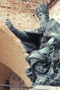 Statue of Pope Julius III, Perugia, Italy Royalty Free Stock Photo