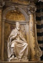 Statue of Pope Marcellus II in Siena Cathedral, Italy Royalty Free Stock Photo