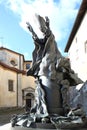 Statue of Pope Paulus VI in Varese, Italy Royalty Free Stock Photo