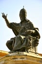 Statue of Pope V in Italy Royalty Free Stock Photo