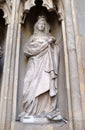 Statue on the portal of Parish Church of the Holy Blood in Graz