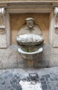 Statue of the Porter in the fountain called FONTANA DEL FACCHINO