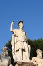 Statue portraying Rome between Tevere and Aniene