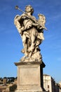 Statue Potaverunt me aceto on bridge Castel Sant' Angelo, Rome Royalty Free Stock Photo
