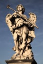 Statue Potaverunt me aceto on bridge Castel Sant' Angelo, Rome Royalty Free Stock Photo