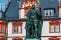 Statue of prince Albert at Marktplatz square in Coburg, Germany Royalty Free Stock Photo