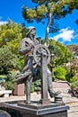 Statue of Prince Albert 1st in Saint Martin Park in Monte Carlo.