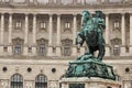 Statue of Prince Eugen Hofburg Palace Heldenplatz Vienna