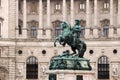 Statue of Prince Eugen Hofburg Palace Heldenplatz Vienna