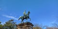 Statue of Prince Komatsu Akihito, Japan Royalty Free Stock Photo