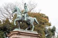 Statue of Prince Komatsu Akihito Komatsu no miya Royalty Free Stock Photo