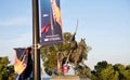 Statue at Pritzker Military Museum, Chicago, Illinois