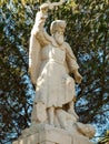 Statue of the prophet Elijah on Mount Caramel,