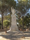 Statue of the prophet Elijah on Mount Caramel,