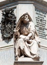 Statue of Prophet Isaiah situated on the Column of the Immaculate Conception