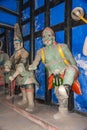 Statue of 2 punishers in hell at religious Ghost City, Fengdu, China