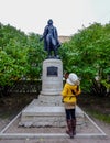 Statue of Pushkin in Saint Petersburg