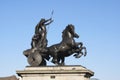 Statue of Queen Boudica, Westminster Bridge in London, England, Europe Royalty Free Stock Photo