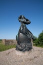 Statue of Queen Dagmar of Denmark, Ribe, Denmark Royalty Free Stock Photo
