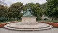 Statue of Queen Elisabeth in Budapest Royalty Free Stock Photo