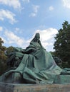 The statue of Queen Elisabeth & x28;Sissi& x29; in Budapest, Hungary Royalty Free Stock Photo