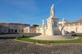 Statue of Queen Maria I. National Palace. Queluz. Portugal Royalty Free Stock Photo