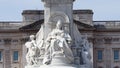 Statue of Queen Victoria in front of Buckingham palace Royalty Free Stock Photo