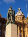 Statue of Queen Victoria outside The Council House, Birmingham Royalty Free Stock Photo