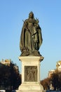 Statue of Queen Victoria on a sunny day in Brighton Sussex