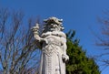 Statue of Radegast, Radhost hill / Pustevny, Beskids, Czech republic / Czechia Royalty Free Stock Photo