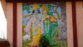 statue of radha with krishna image Royalty Free Stock Photo