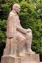 Statue of Rainis Janis Plieksans in Riga, Latvia