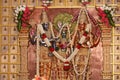 Close up of ramar kalyanam a traditional idol in an Indian wedding hall