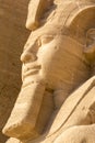 Statue of Ramses II, the Great Temple of Abu Simbel, Egypt Royalty Free Stock Photo