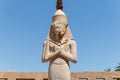 The statue of Ramses II in the temple of Amun-RA in Karnak, Luxor, Egypt Royalty Free Stock Photo