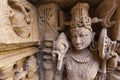 Statue at Rani Ki Vav Step Well. Royalty Free Stock Photo