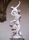 Statue of the of the Sabine women in Florence, Italy Royalty Free Stock Photo