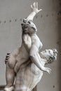 Statue of Ratto delle Sabine, Loggia de' Lanzi, Piazza della Sig