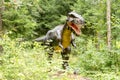 Statue of realistic Gorgosaurus dinosaur Royalty Free Stock Photo