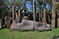 The statue of reclining Buddha