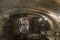 statue of religios saint Barbara in the mining plant Sondershausen in Germany Royalty Free Stock Photo