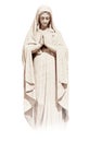 Statue of a religious young woman Royalty Free Stock Photo