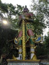 Statue relition in tempel style Thailand Royalty Free Stock Photo