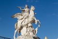 Statue of Renommee from Tuileries garden Royalty Free Stock Photo