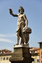 Statue representing the autumn, bridge St. Trinita, Florence 2