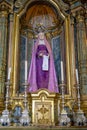 Statue representing Mrs. of Weeping inside the church of the Mosteiro dos JerÃ³nimos