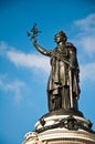 The statue of Republic in Paris Royalty Free Stock Photo