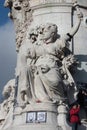 Statue of Republic in Paris.