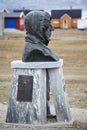 Statue of Roald Amundsen in Ny Alesund